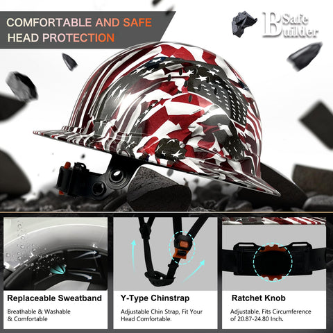 SAFEBUILDER SBD-G1C visor-ready helmet for optional eye protection