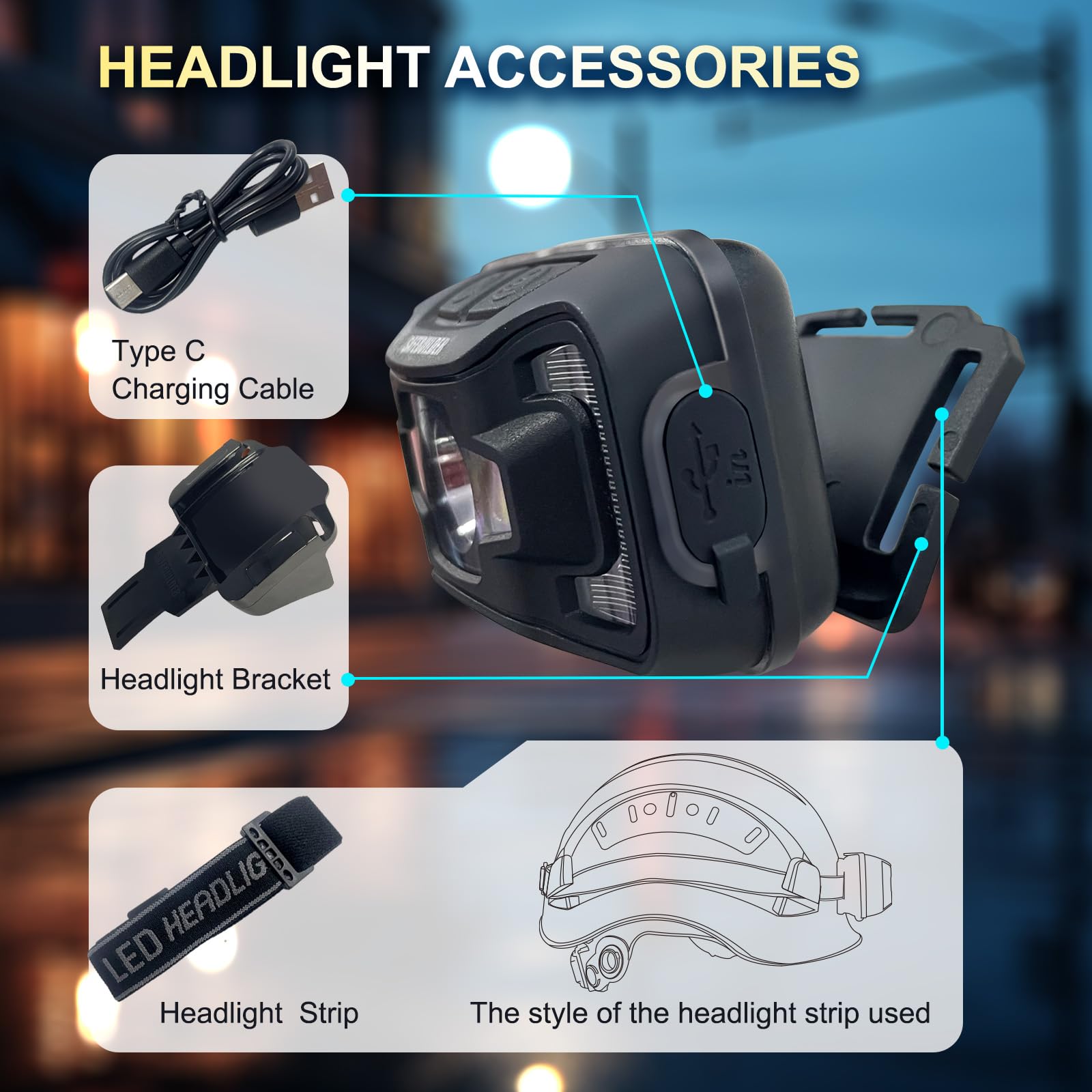 SAFEBUILDER SHL01 1800mAh battery enables longer operation on site
