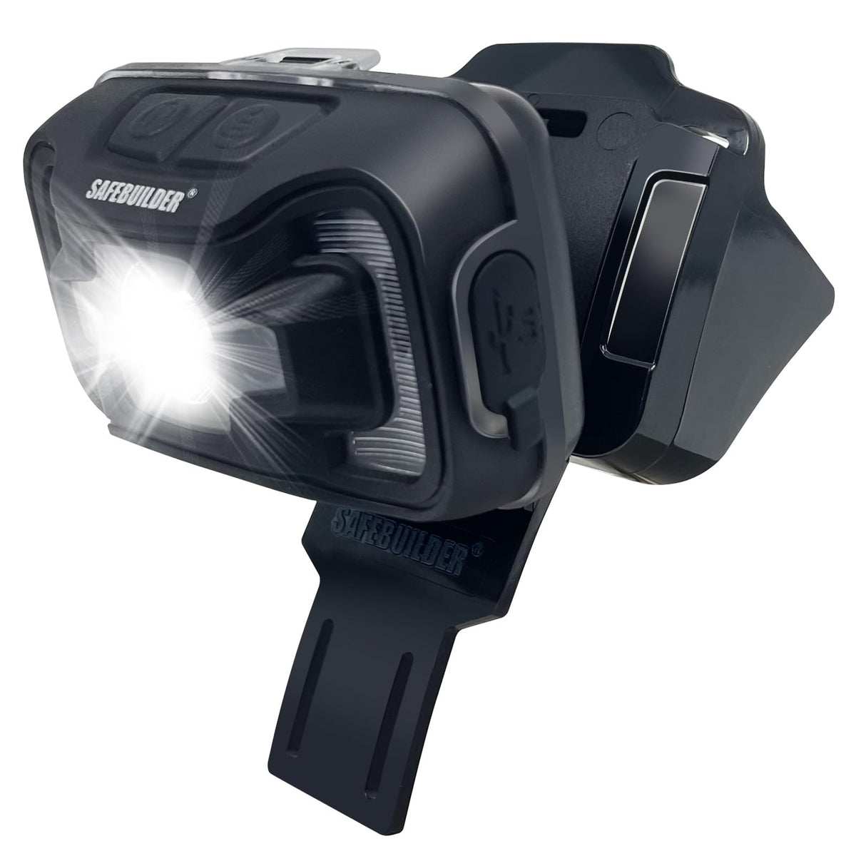 SAFEBUILDER SHL01 bracket insert for seamless headlamp integration on CR06/CR08 helmets