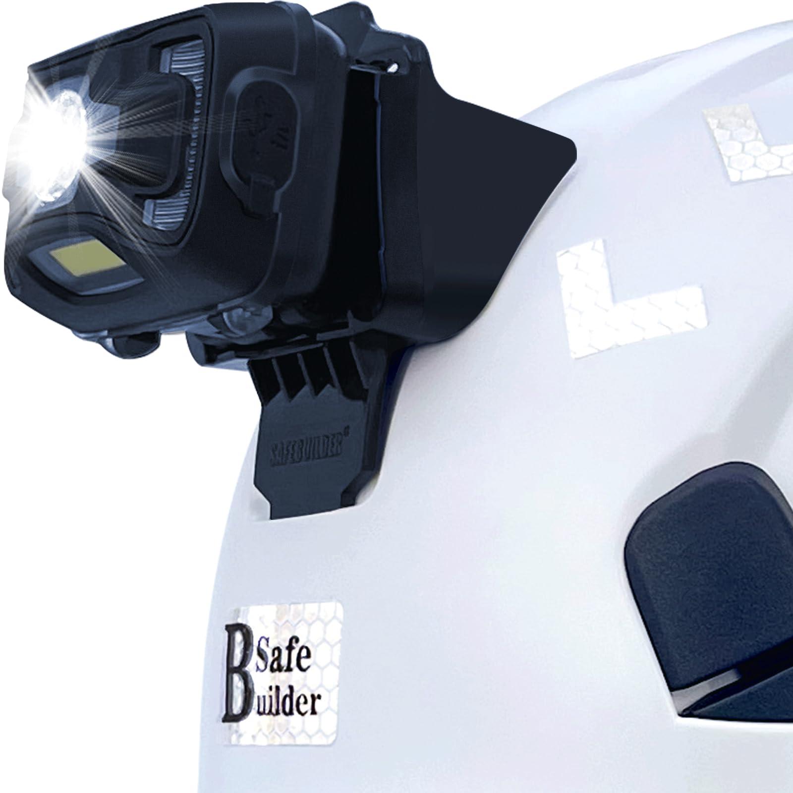 SAFEBUILDER SHL01 compact integration reduces bulk on safety helmets