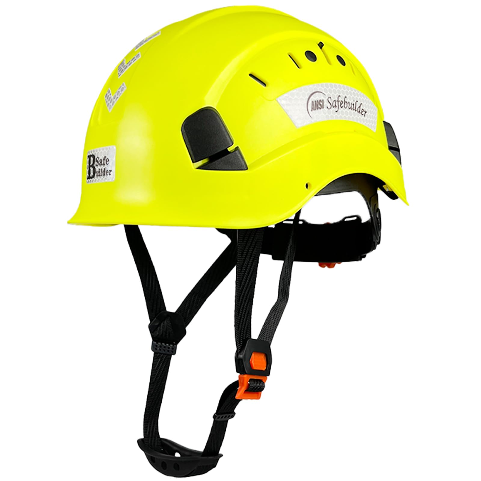 SAFEBUILDER work hard hat with 6-point suspension for secure wear