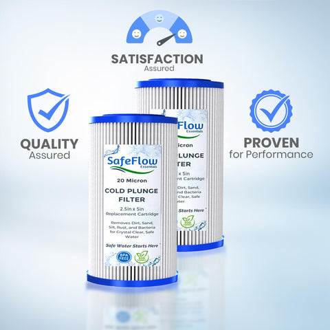 SafeFlow Essentials universal compatibility for pods, sinks, and bath filters.