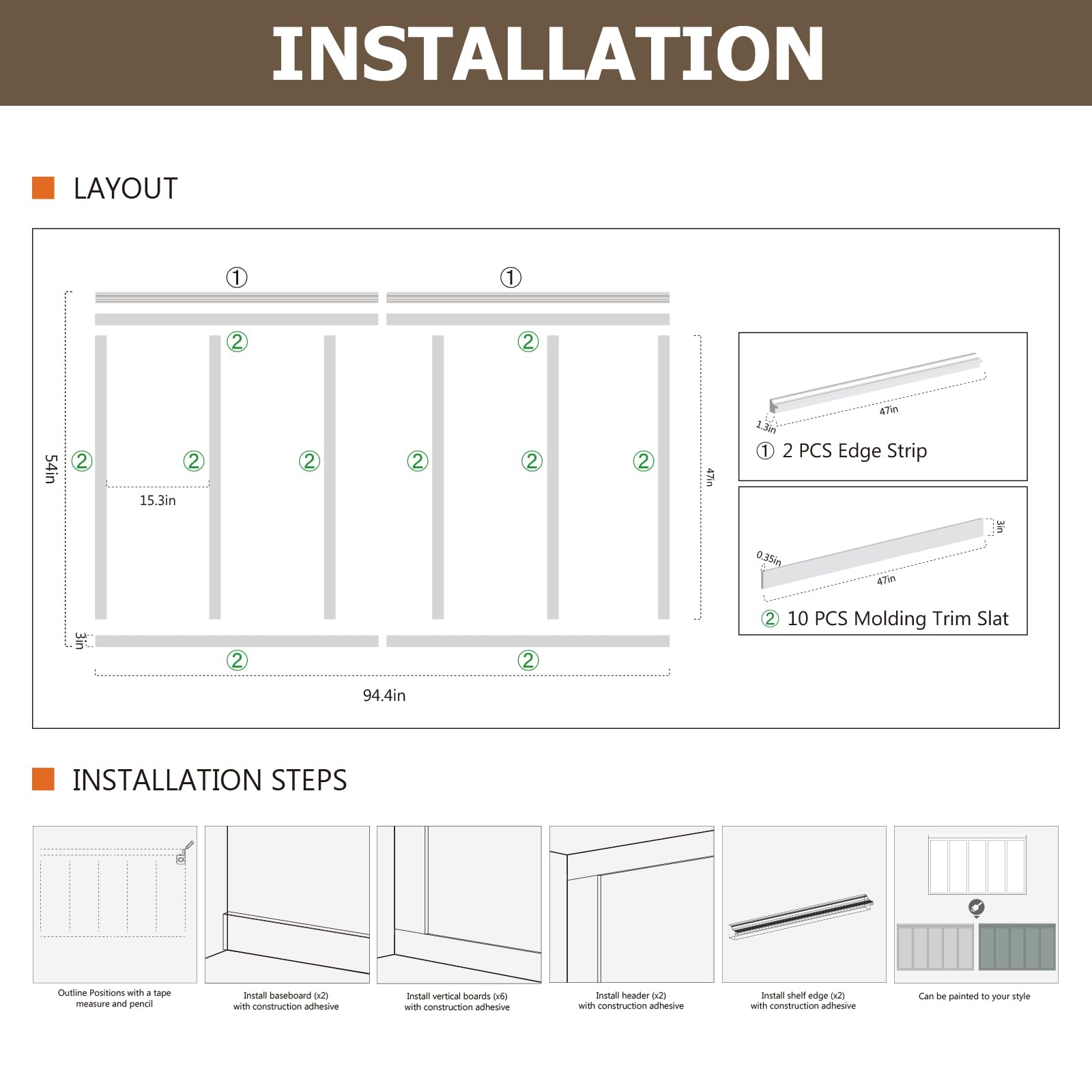 SAFERRYHOME board and batten kit provides a durable, long-lasting finish