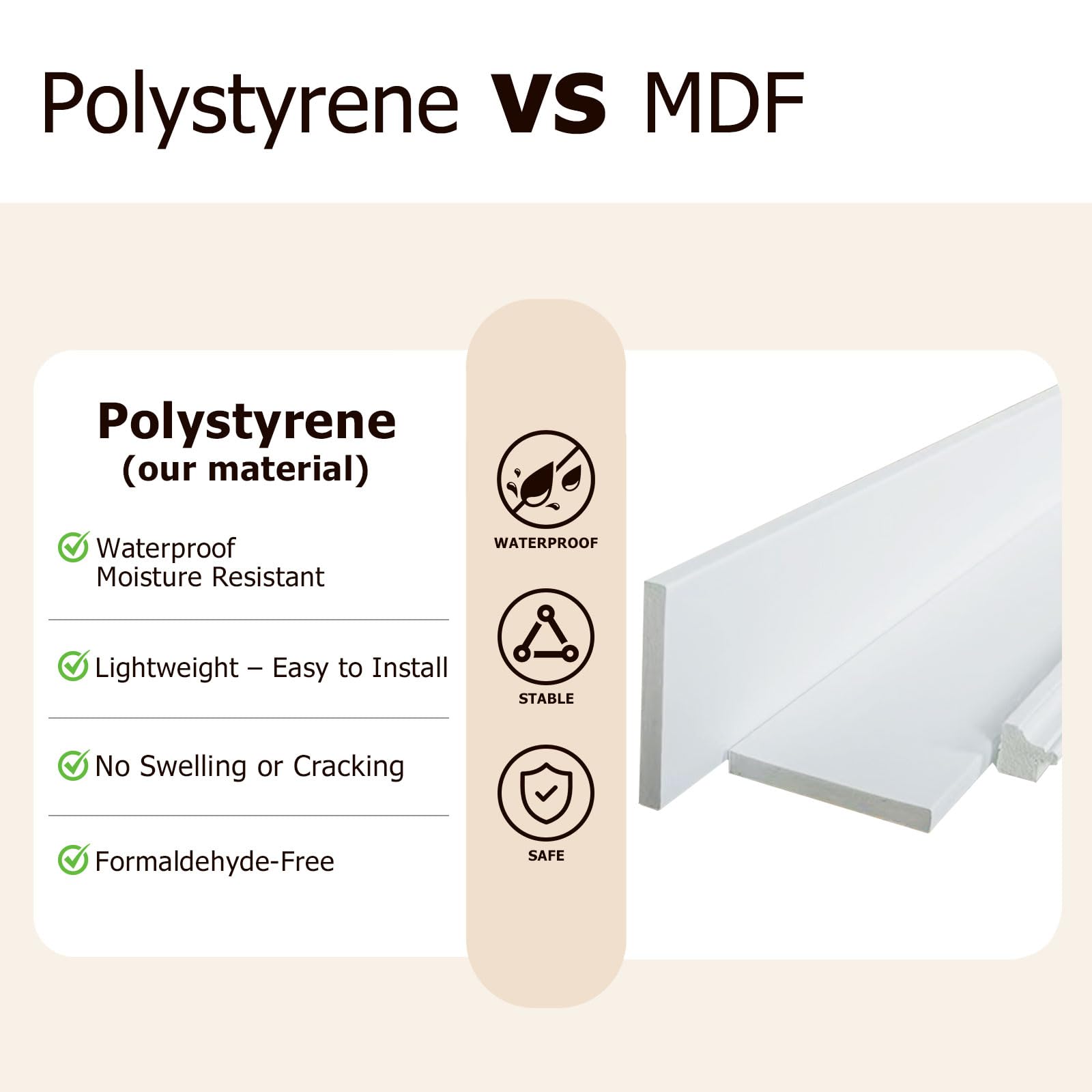 SAFERRYHOME board and batten edge strips create clean, seamless wall edges