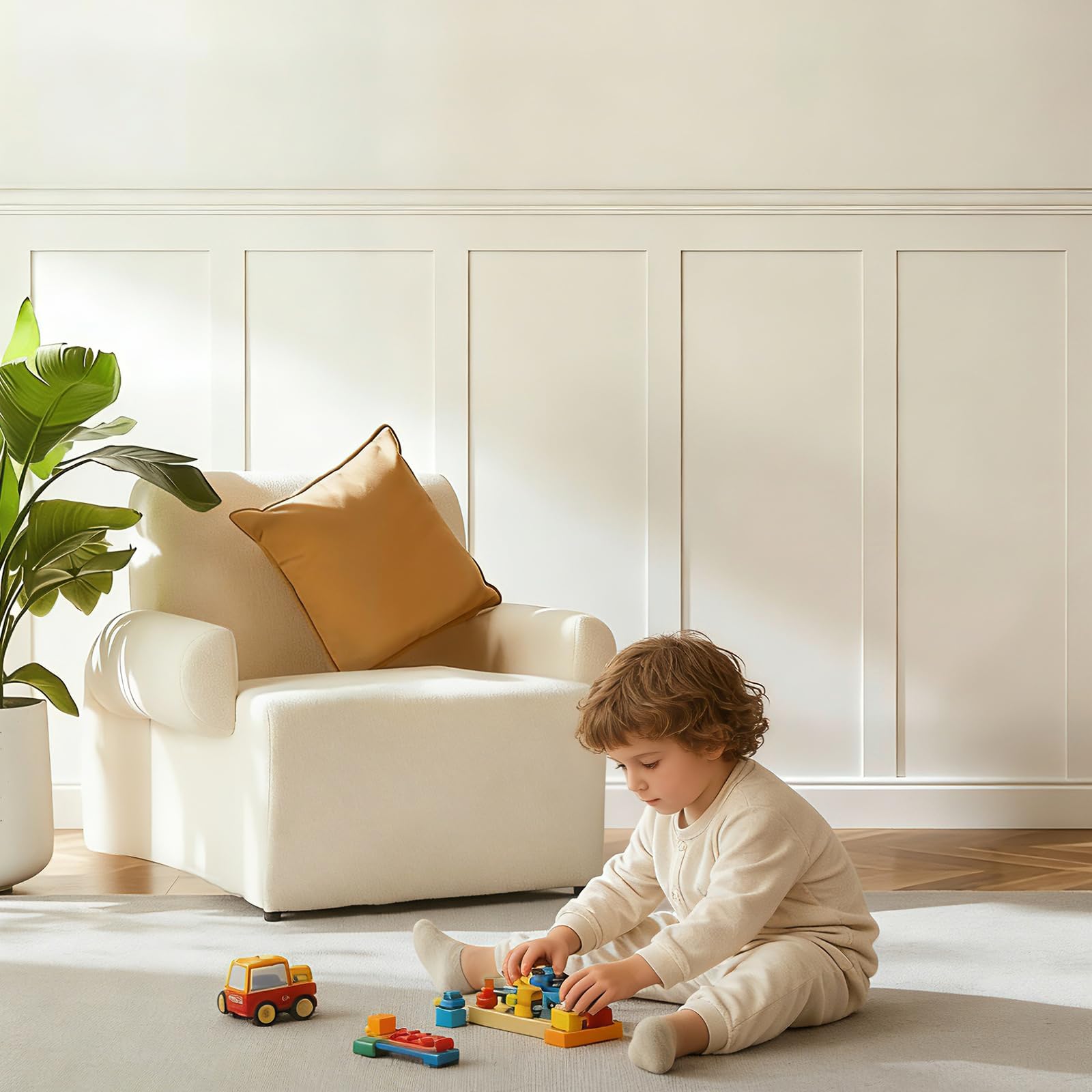 SAFERRYHOME panels fit 8ft walls for effortless styling