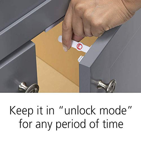 Safety 1st Adhesive Cabinet Latch kidproof design suits renters.
