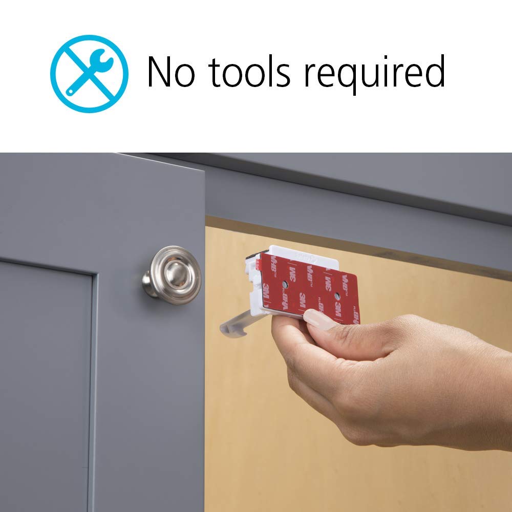 Safety 1st Adhesive Cabinet Latch toddler-tested for real-world durability.