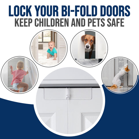 Safety Innovations child and pet proof closet lock helps limit access.
