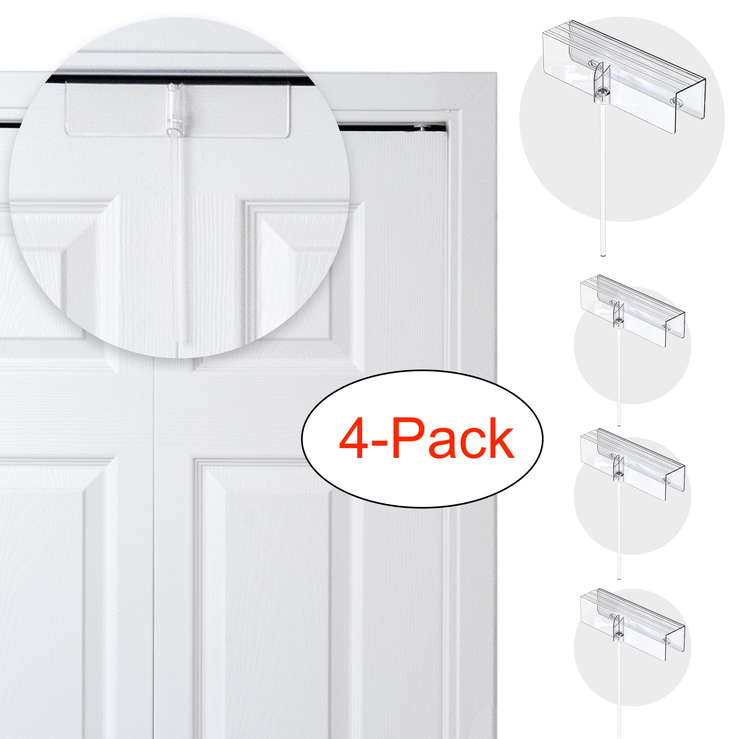 Wood door compatibility for Safety Innovations lock suits 1 3/8 inch thick doors.