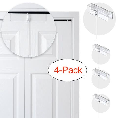 Wood door compatibility for Safety Innovations lock suits 1 3/8 inch thick doors.