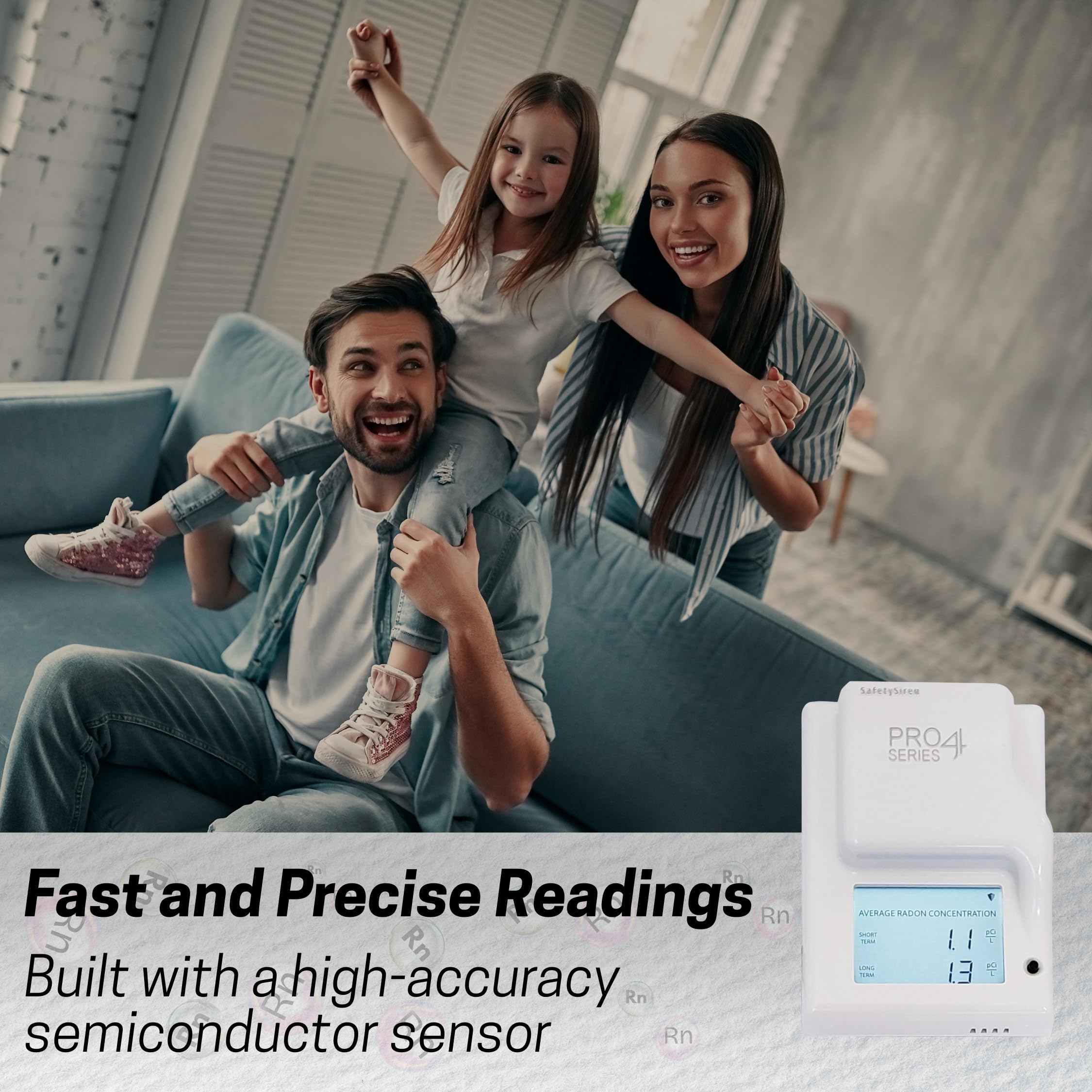 Safety Siren Pro4 audible alarm mode demonstrates immediate in-room notification