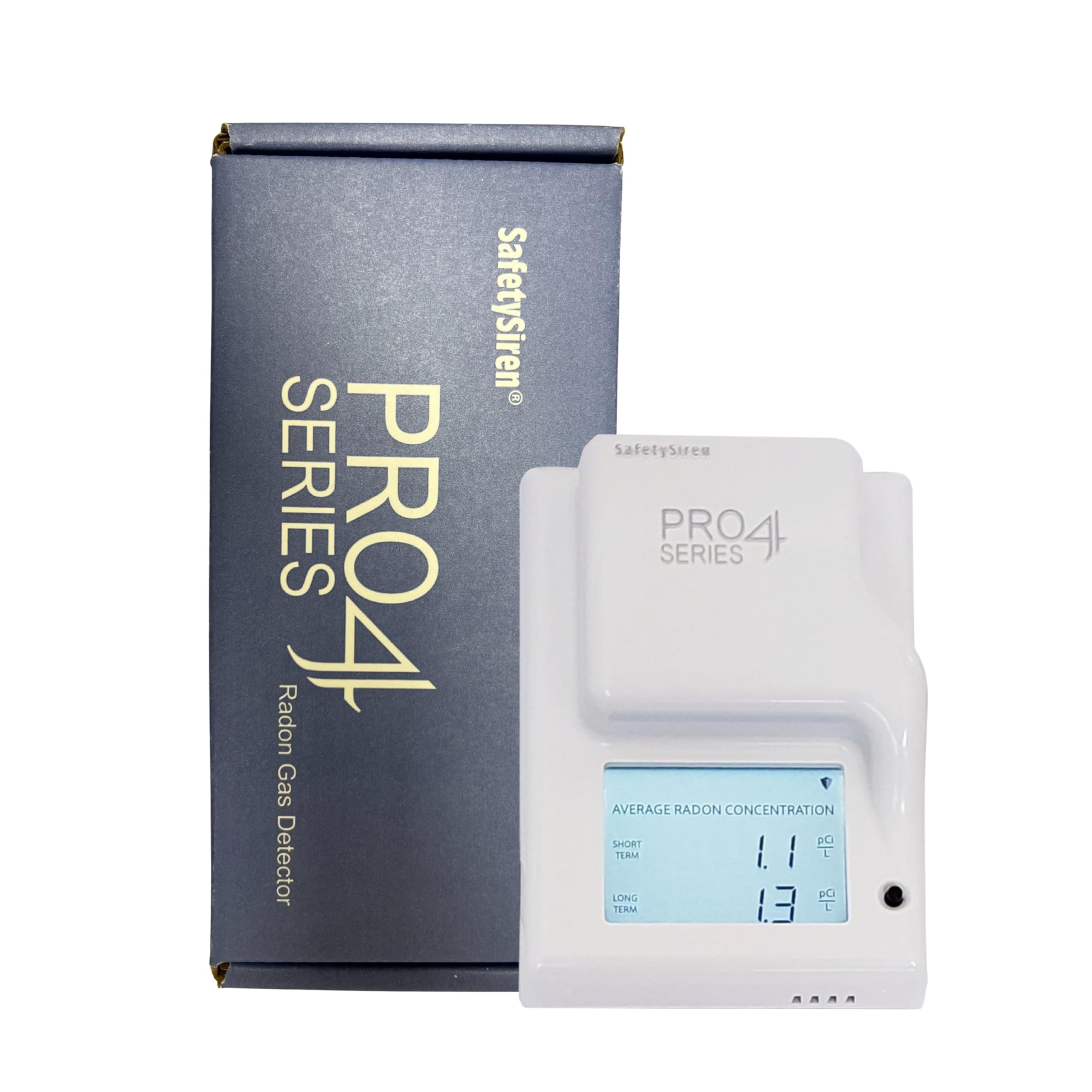 Safety Siren Pro4 front view for real-time radon awareness