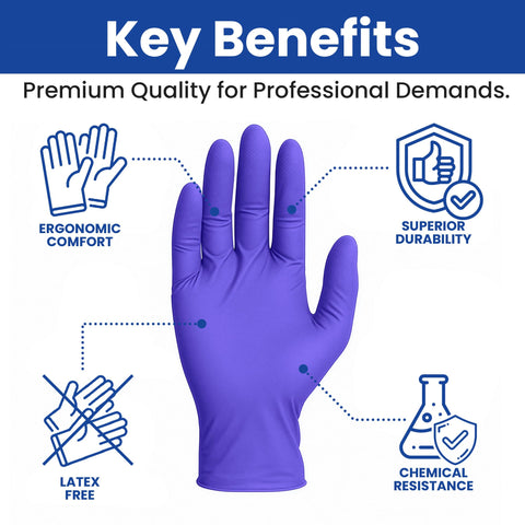 SAFEWAY disposable nitrile gloves, latex-free for sensitive skin