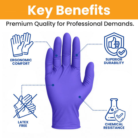 SAFEWAY nitrile gloves latex-free option ideal for sensitive skin.