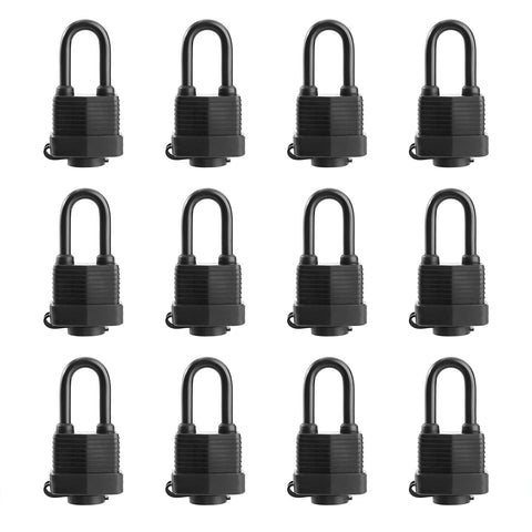 SafiSwords outdoor waterproof padlock with laminated steel body for weather resistance