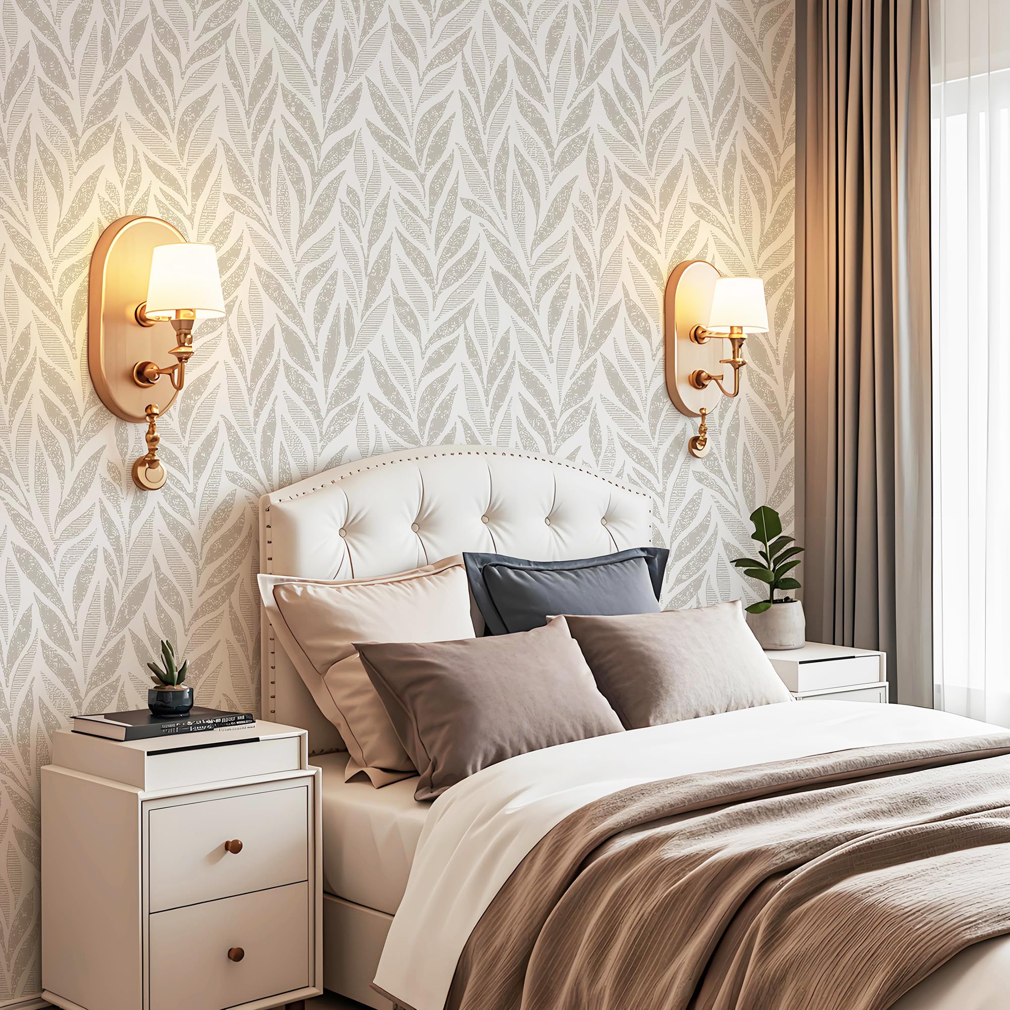 Safiyya geometric-lined pattern close-up adds texture and modern style
