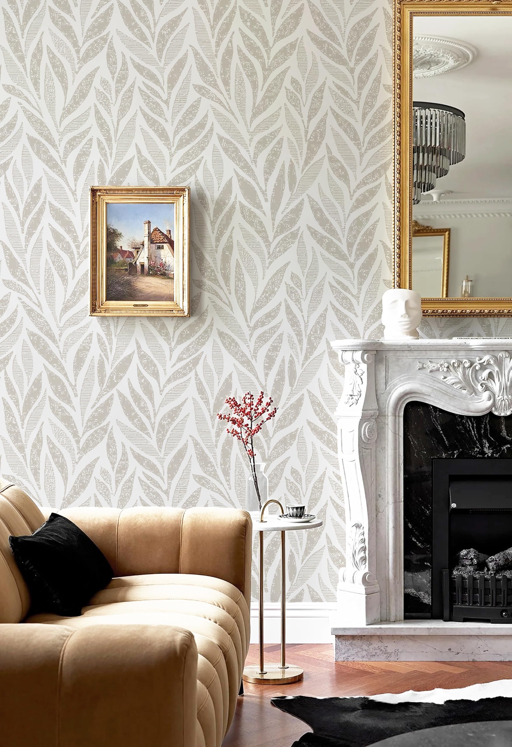 Safiyya waterproof, easy-to-clean wallpaper for bathrooms and kitchens