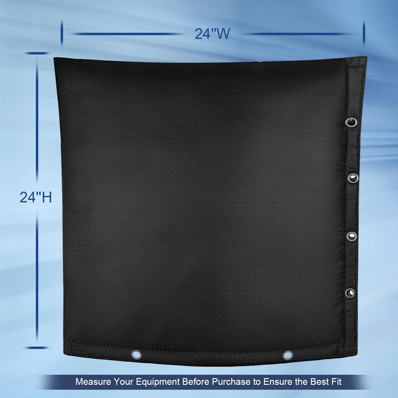 Safoner backflow cover in winter weather demonstrates protection against freezing temps
