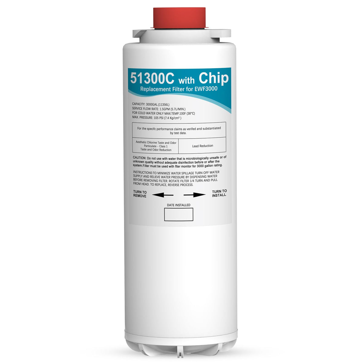 SAFWAT 51300C chip replacement filter for Elkay EZH2O enhances filtered water access.