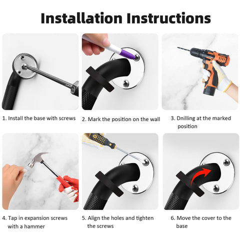 Sahans elderly grab bar offers steady grip and confidence.