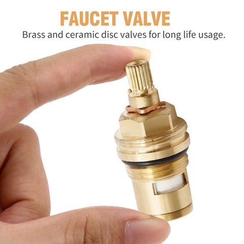 Faucet fitment compatible with 3/8-16 PT connections for easy installation