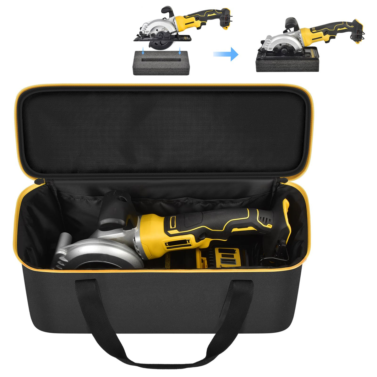 SAIKA Tool Bag exterior with reinforced handle for easy transport