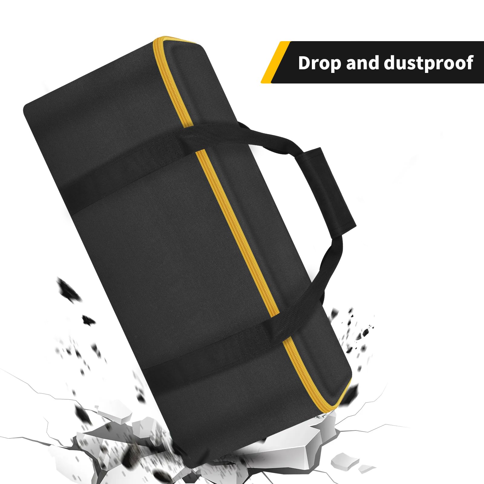 SAIKA reinforced carrying handle reduces fatigue when carrying a loaded bag