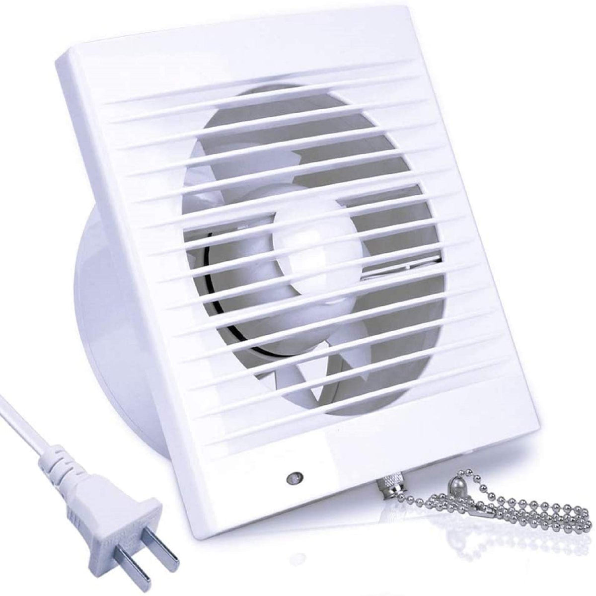 SAILFLO 4in exhaust fan front view showing compact size and airflow benefits