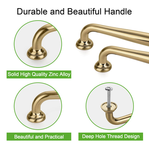 SAILING solid zinc alloy handles demonstrate durability and smooth touch.