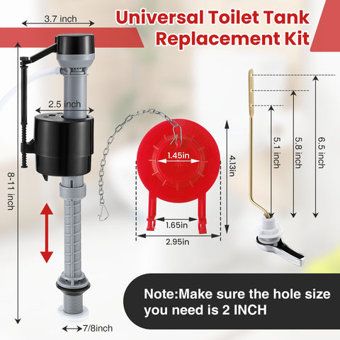 Saillong 2-inch flapper seal delivers durable, leak-proof performance.