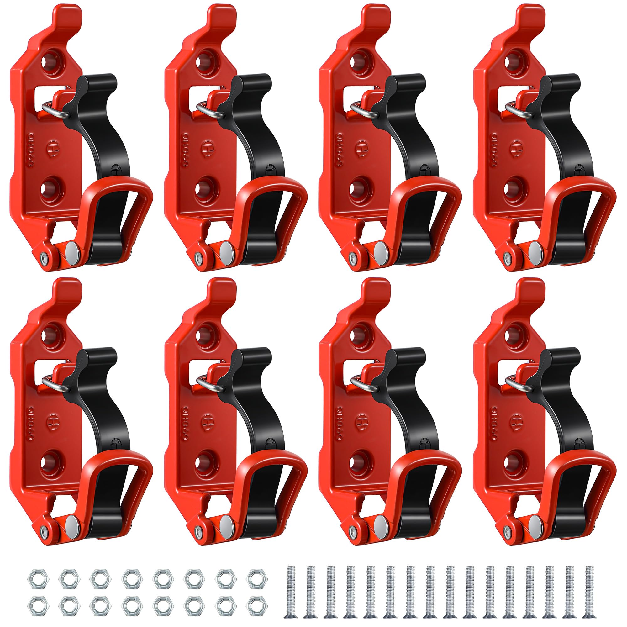 Saillong 8-piece shovel holder for truck clamps keep gear secure on rough rides.