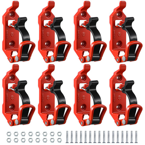 Saillong 8-piece shovel holder for truck clamps keep gear secure on rough rides.