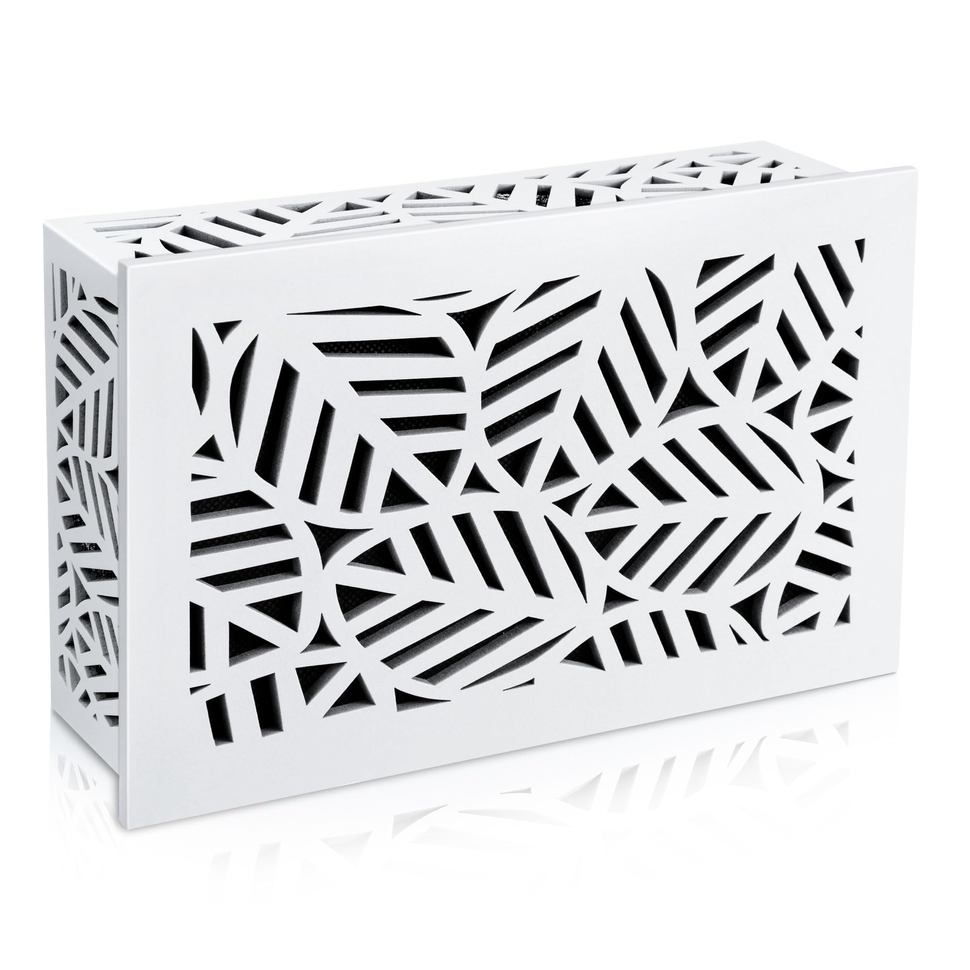 Saillong doorbell chime cover in white wood shows a clean, modern look for any entryway.