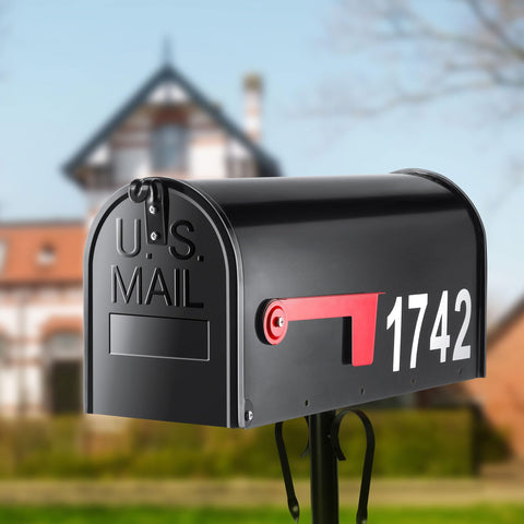 Saillong easy installation ready-to-use mailbox minimizes setup time.
