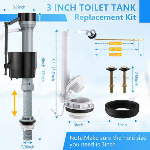 Saillong flush valve with flapper highlights adjustable height for versatile installations