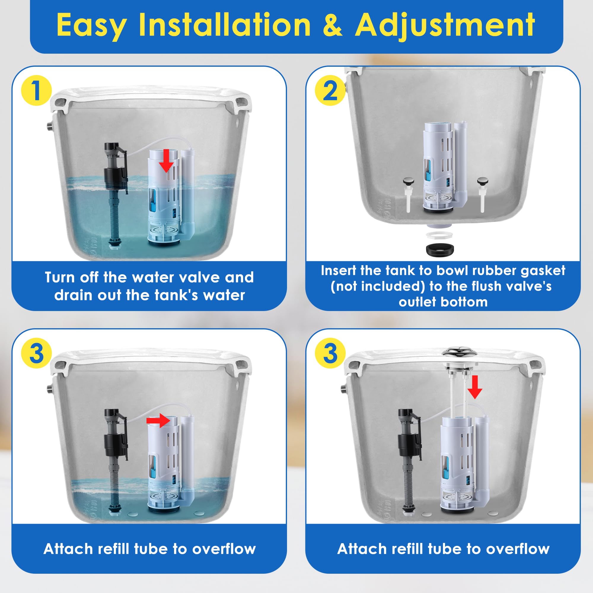 Saillong foam pad included for proper seal and noise reduction