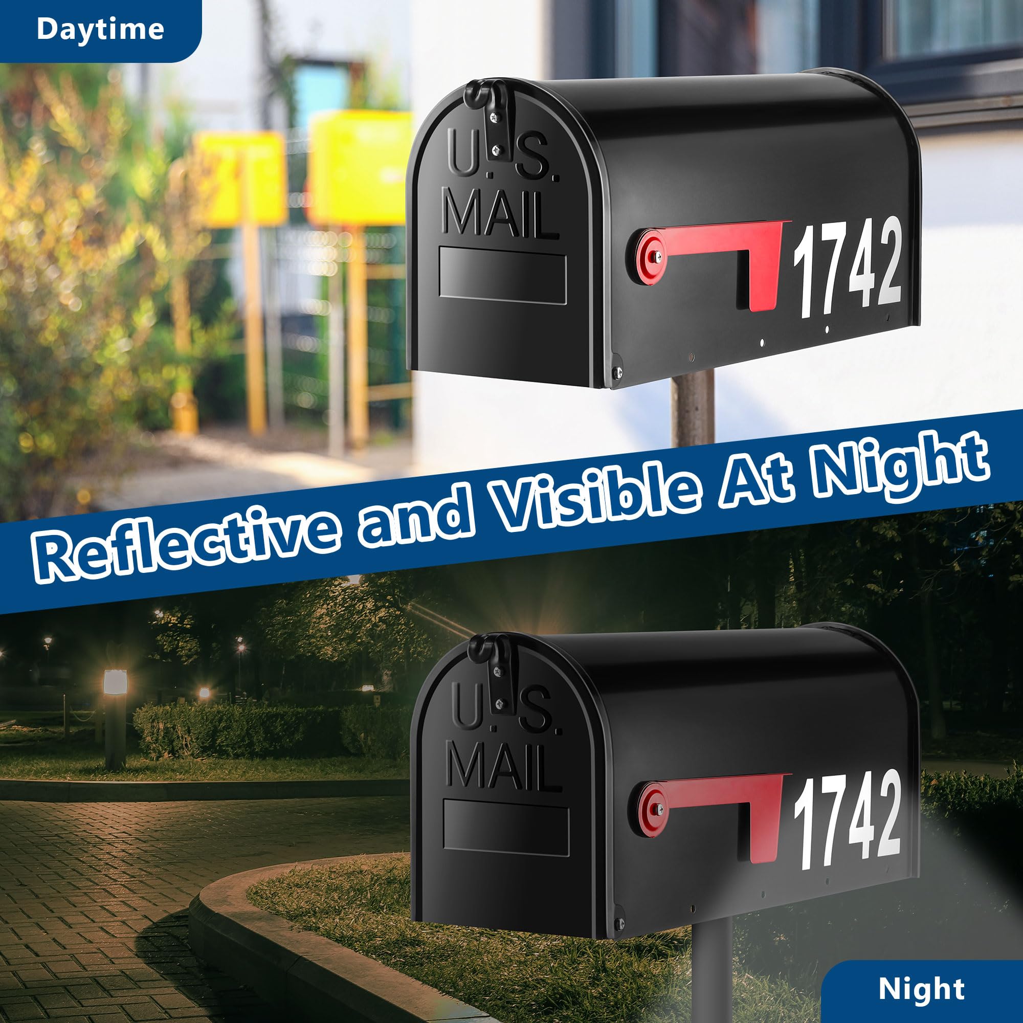 Saillong powder-coated black finish resists weather and rust for lasting beauty.