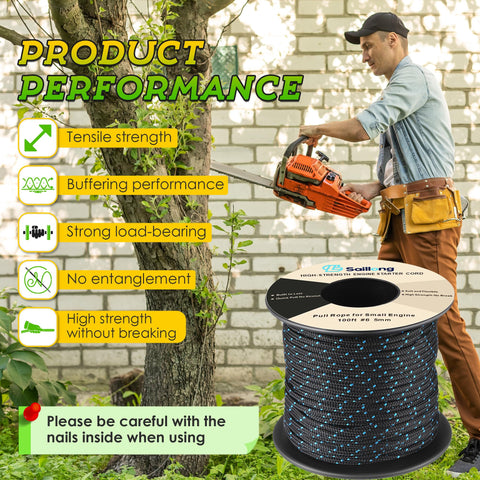 Saillong soft flexible rope maintains performance over time