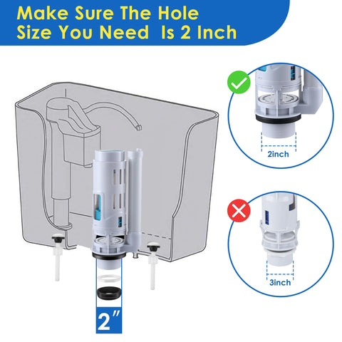 Saillong fill valve designed for quiet, steady tank refills