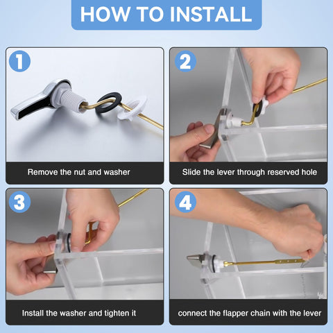 Brass handle from Saillong adds corrosion resistance and smooth operation.