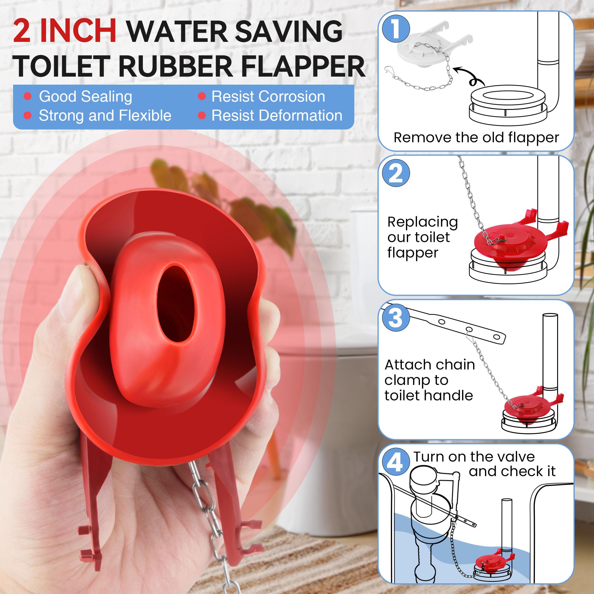 Saillong water regulator helps fine-tune flush performance for 2 inch outlets.