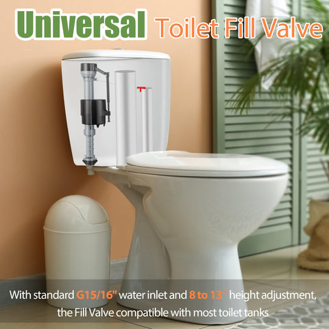 Saillong universal-fit fill valve aligns with standard inlet