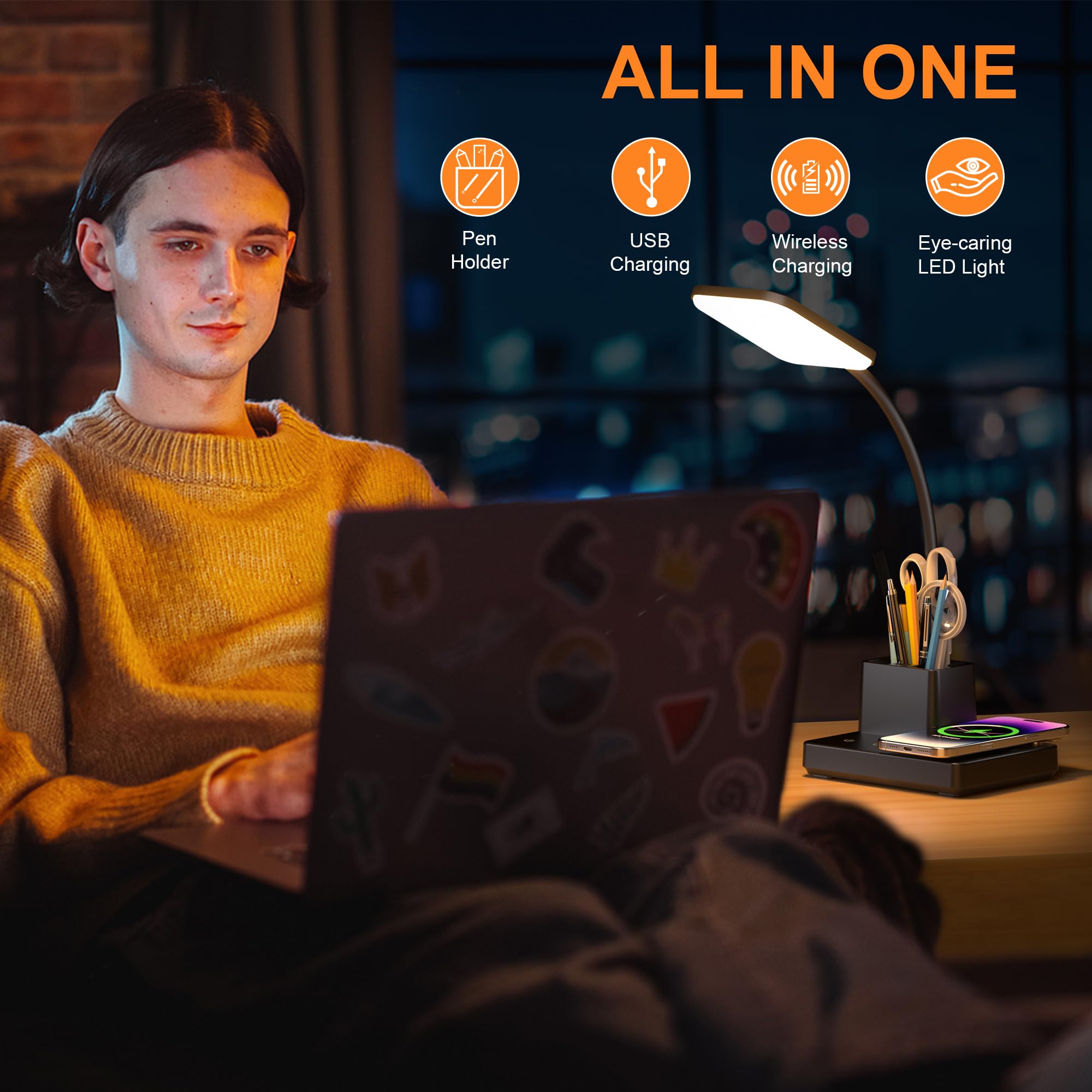 Sailstar dimmable touch lamp adjusting brightness easily