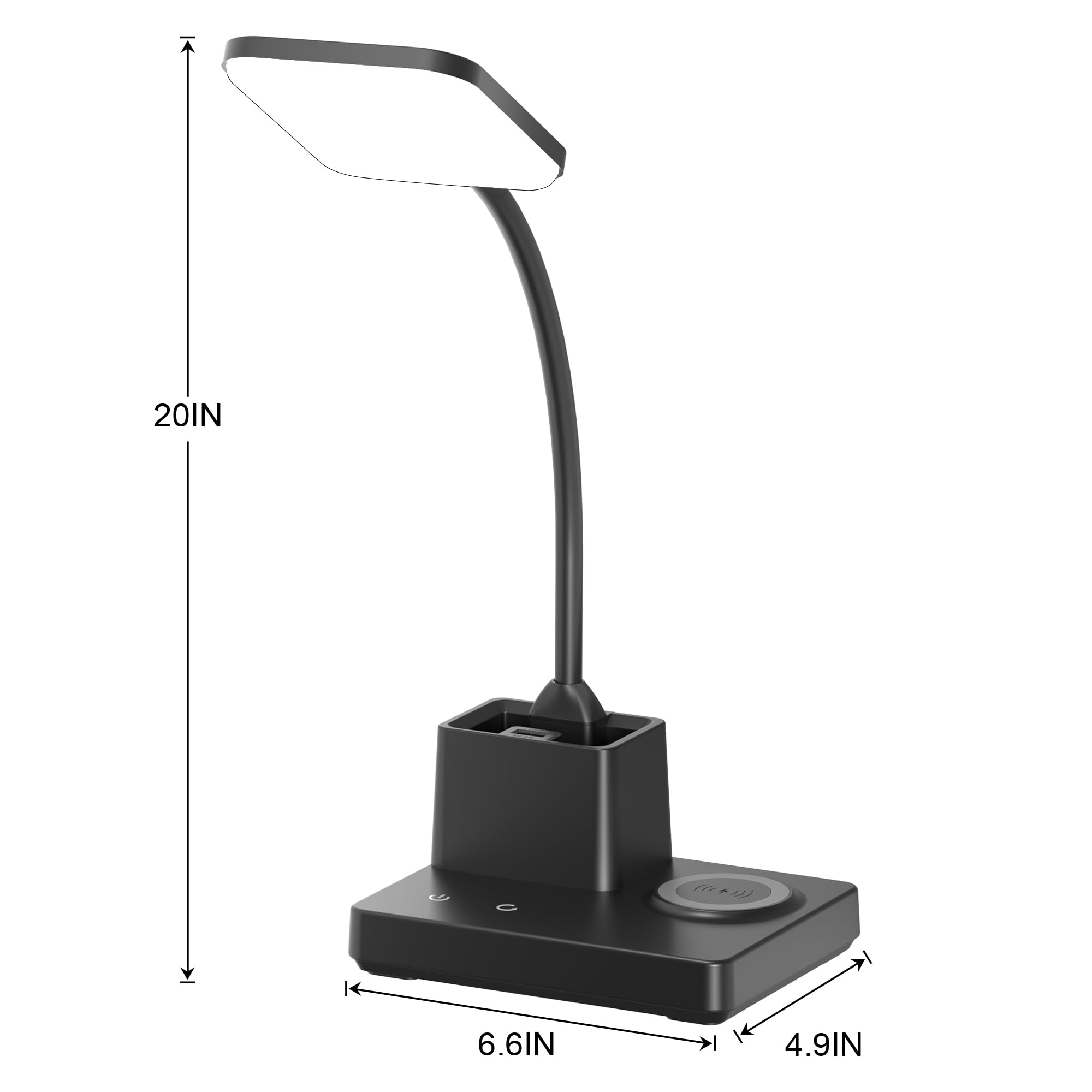 Sailstar desk lamp ideal for dorms and home offices with integrated features
