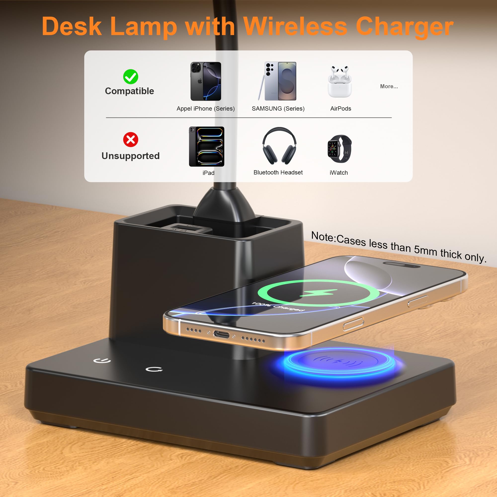 Sailstar lamp with three color modes for different tasks