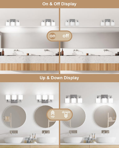 Sailstar vanity light uses E26 sockets for easy bulb replacement up to 60W.