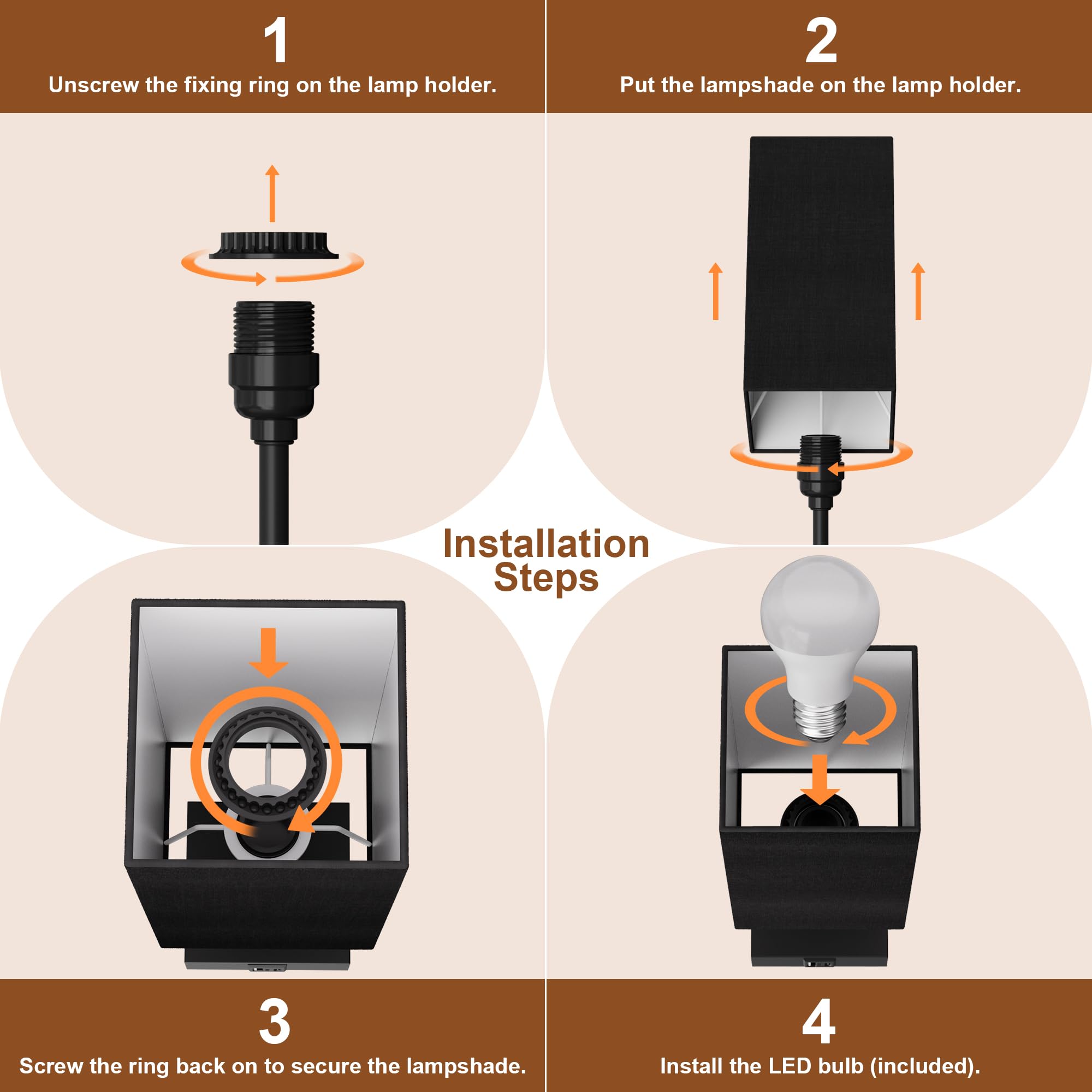 Sailstar lamp ports ready for charging while you rest or work.