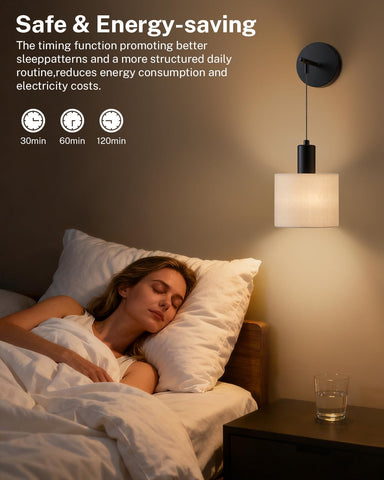 Saimand color temperature options from warm to cool for any time of day.