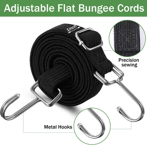 Saintrygo adjustable buckle bungee for customizable cord length