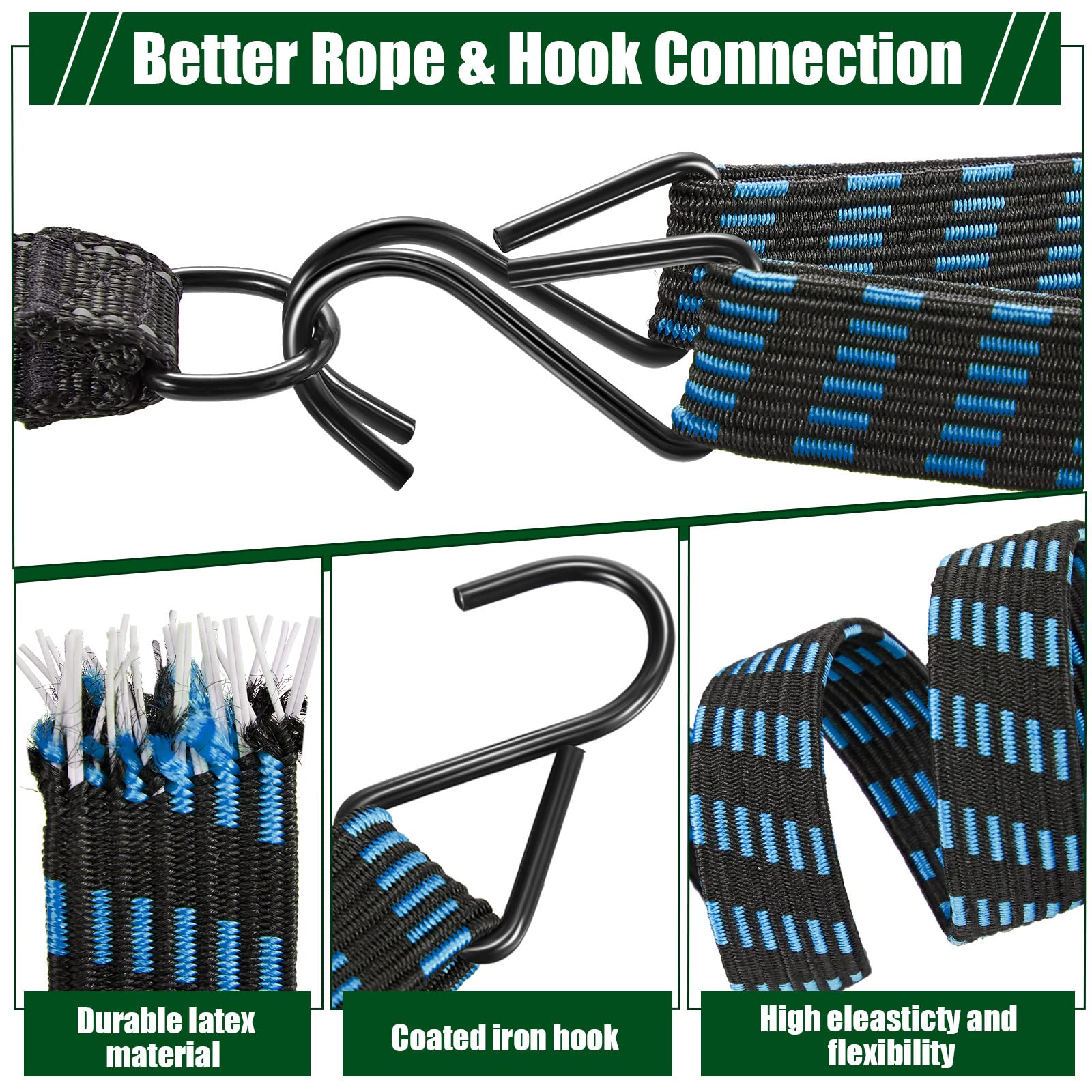 Saintrygo adjustable buckle bungee with adjustable length for versatile fits.